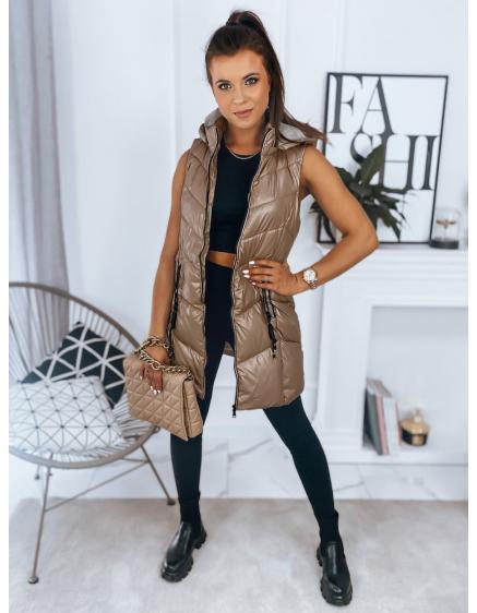 Dámská vesta MADANA hnědá