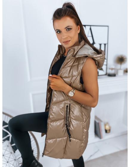 Dámská vesta MADANA hnědá