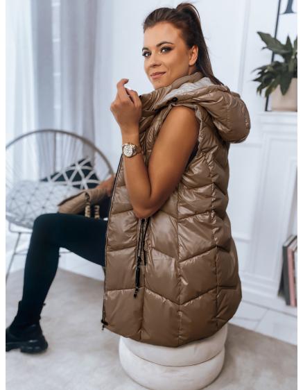 Dámská vesta MADANA hnědá