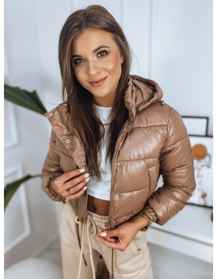 Dámská bunda prošívaná KENDAL hnědá