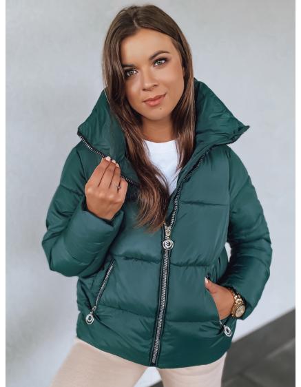 Dámská bunda BUENO tmavě zelená