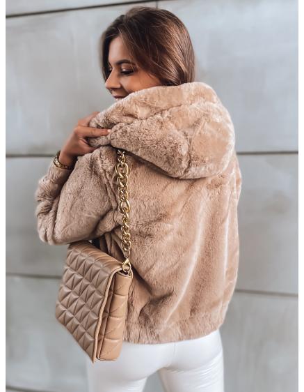 Dámska bunda FRESCO hnedá