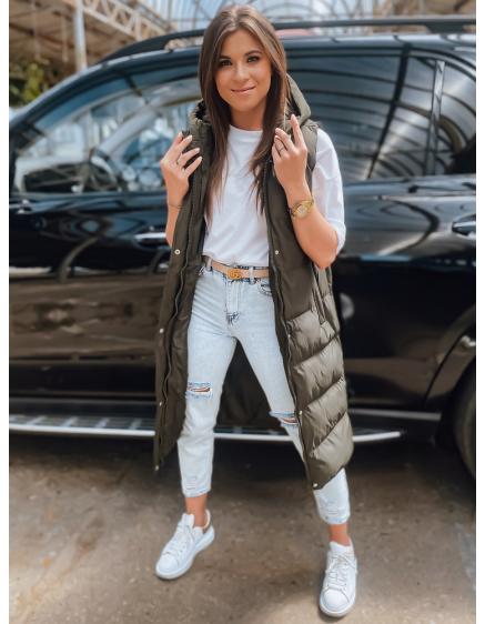 Dámska prešívaná vesta ELLA zelená