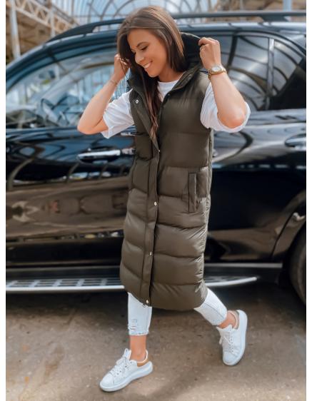 Dámska prešívaná vesta ELLA zelená