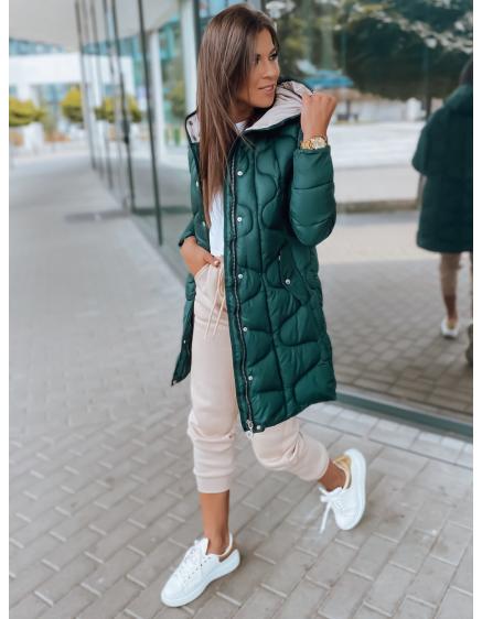 Dámská bunda LORET tmavě zelená