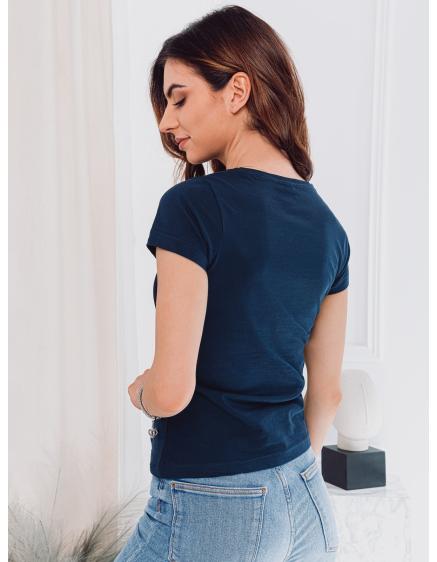 Dámské tričko hladké REXANA námořnická modrá