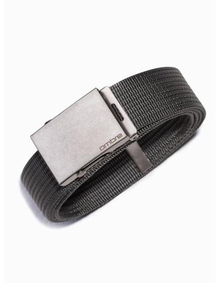 Férfi mosórongy öv BRAIDEN sötétszürke