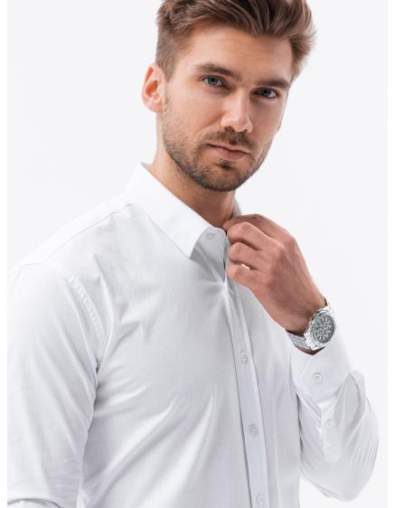 Pánské tričko s dlouhým rukávem JOAH bílá