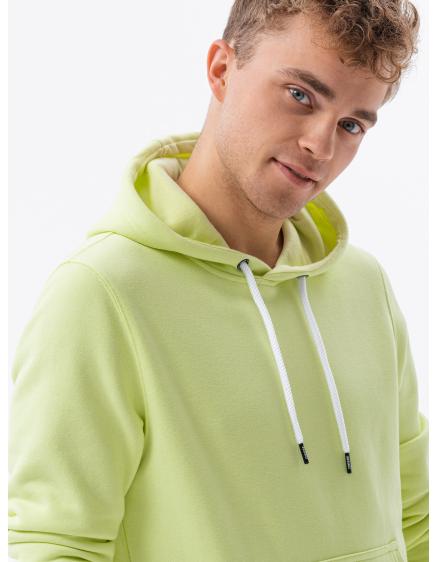 Férfi kapucnis pulóver NASH lime