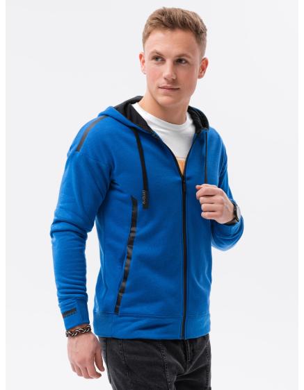 Pánska mikina na zips JASE modrá