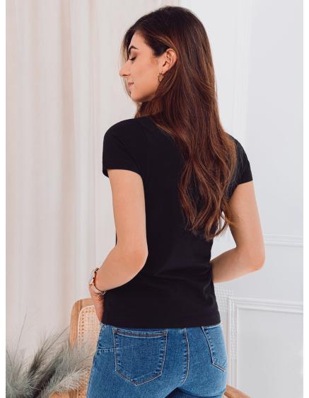 Dámské tričko jednobarevné PEONY černé