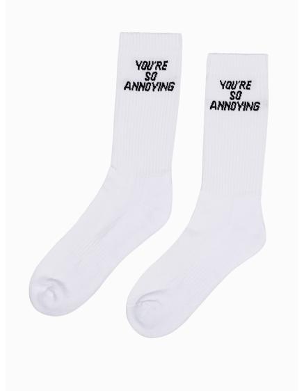 Férfi zokni DAVINIA fehér