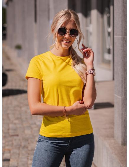 Dámske jednofarebné tričkoFAUNA žlté
