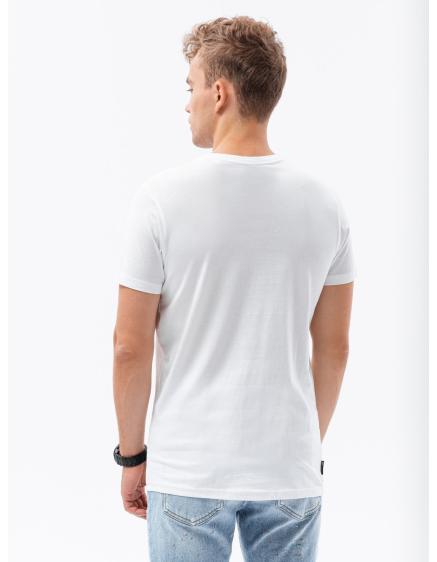 Pánske tričko s potlačou ROBBIE- biele