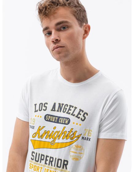 Pánské tričko s potiskem WATKIN bílé