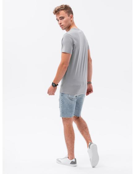 Pánske tričko s potlačou CRIS sivá