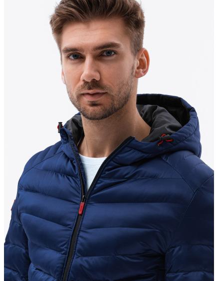 Pánska bunda prešívaná BRONSON modrá