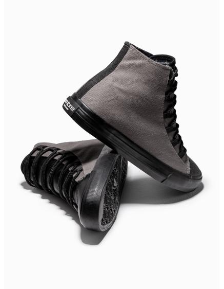 Férfi cipő kombinált anyagokból – grafit V8 OM-FOTH-0143