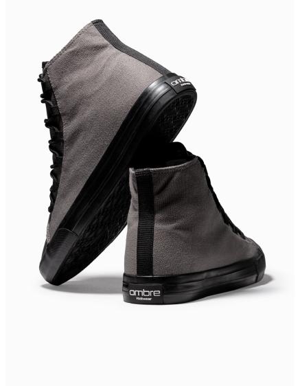 Férfi cipő kombinált anyagokból – grafit V8 OM-FOTH-0143