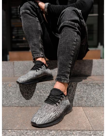 Pánské ležérní tenisky T388 – šedé V5