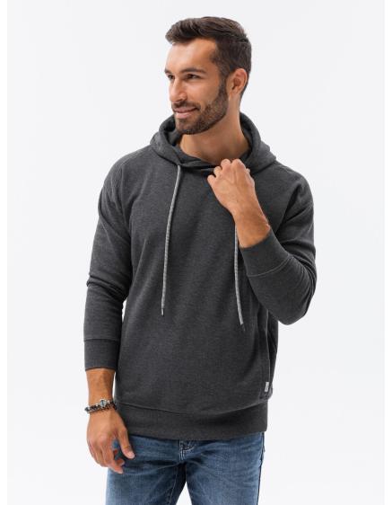 Pánská mikina s kapucí AMEER tmavě šedá