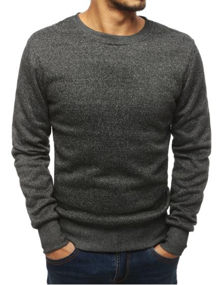 Férfi kapucnis pulóver antracit színben