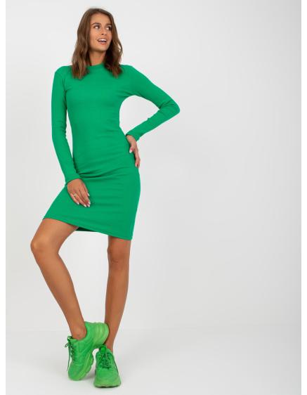 Dámské šaty s kulatým výstřihem KELVIN zelené  
