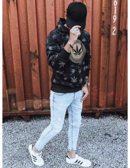 Pánská mikina s potiskem LIMA černá