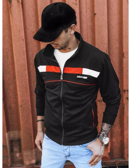 Pánská mikina se zipem HANELY černá