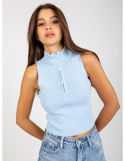 Dámský top se zipem FERGIE modrý 