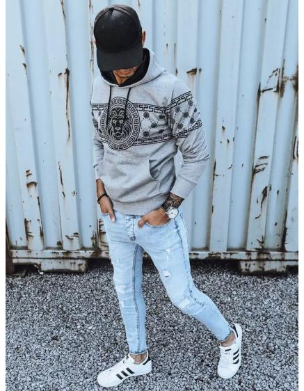 Pánská mikina s potiskem WILA šedá