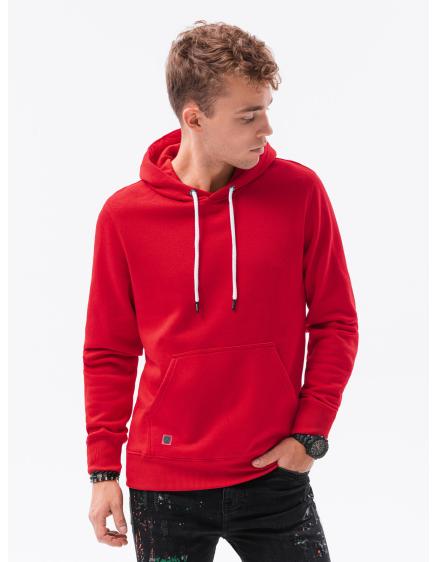 Pánská mikina s kapucí DREW červená