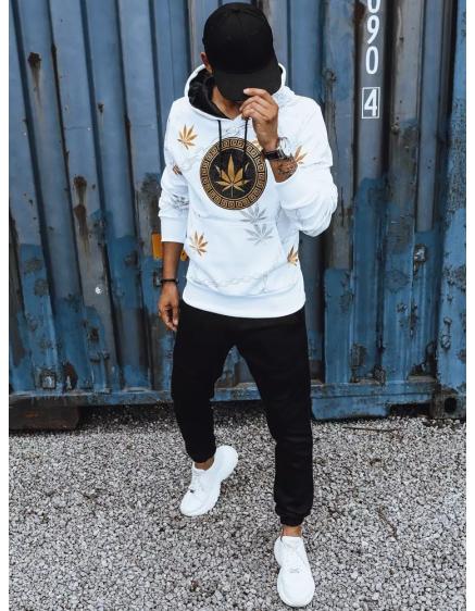 Pánská mikina s potiskem XIA bílá