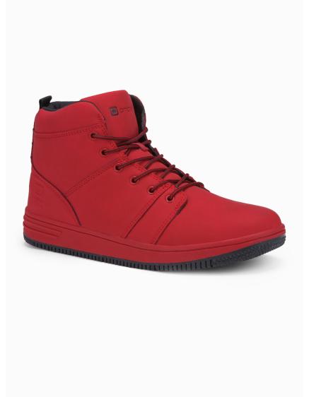 Férfi szigetelt bokacsizma – piros V1 OM-FOSH-0123