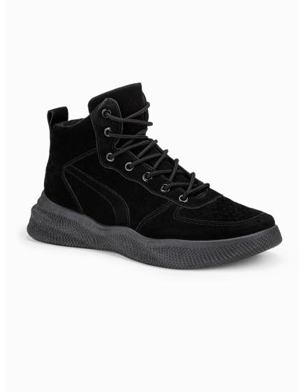 Férfi téli cipő – fekete T380