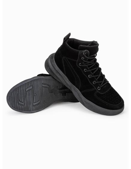 Férfi téli cipő – fekete T380
