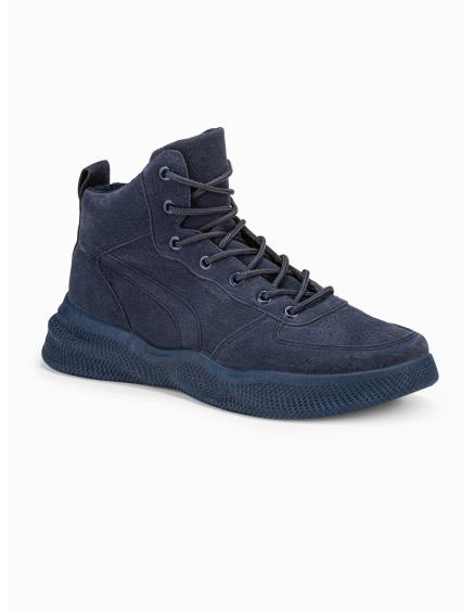 Férfi magas tornacipő – sötétkék V5 T380