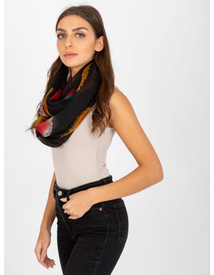 Dámsky šál s potlačou BRENDA čierna