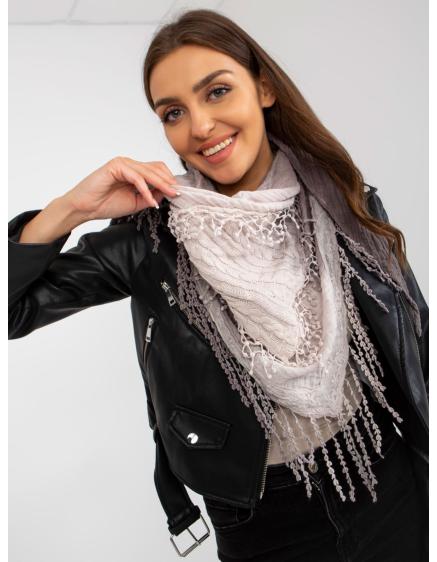 Dámska šatka mušelínová HELENA sivá