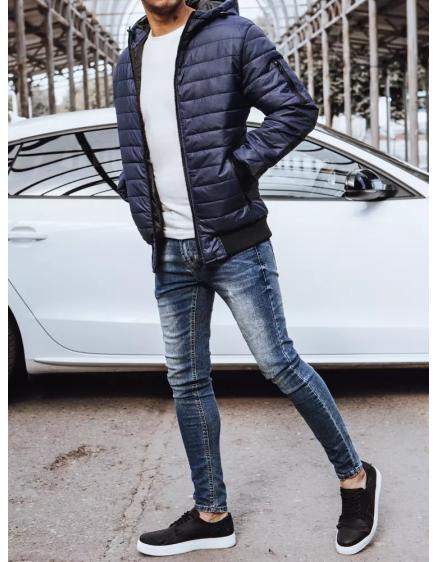 Férfi átmeneti kabát steppelt PORTER sötétkék