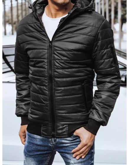 Férfi átmeneti kabát steppelt PORTER fekete