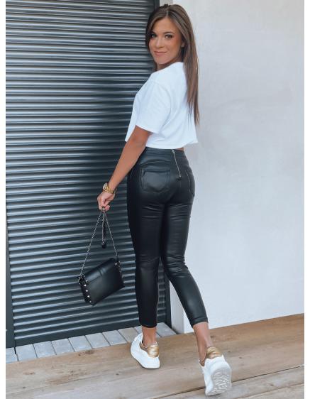 Dámske nohavice voskované ANELIA čierne