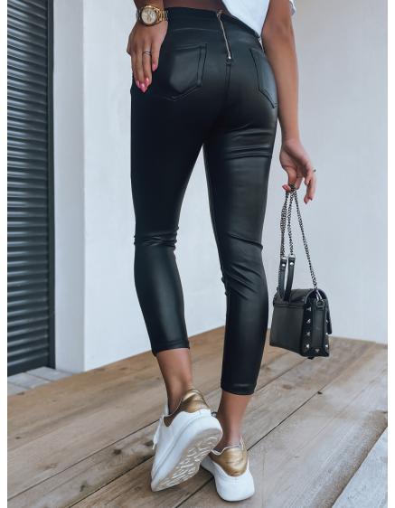 Dámske nohavice voskované ANELIA čierne