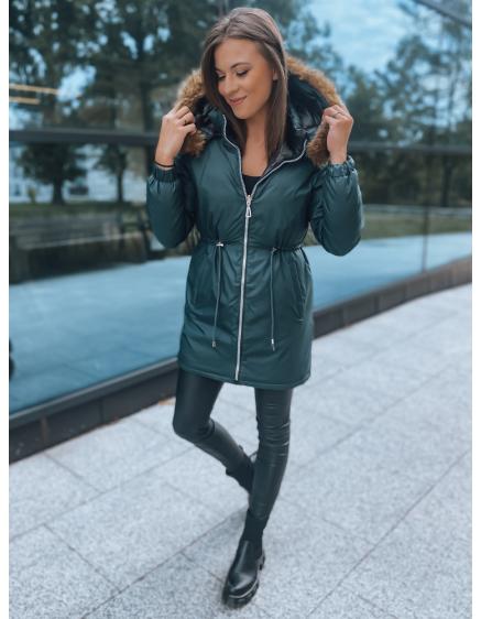 Dámská bunda SANAH tmavě zelená