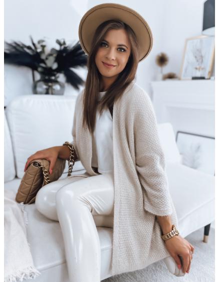 Dámsky kardigan LELANI svetlo béžový