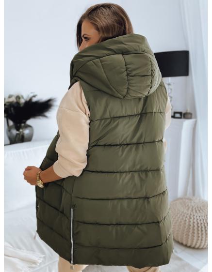 Dámská vesta prošívaná  NOELIA zelená