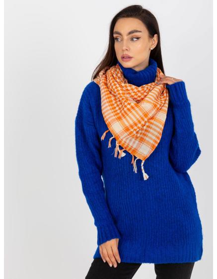 Dámska šatka so strapcami ARAFAT oranžovo-béžová