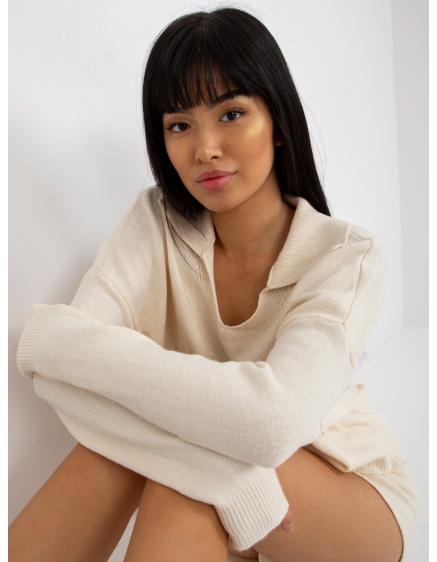 Dámsky set s šortkami ELSI ecru