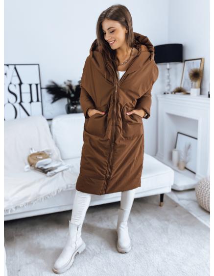 Dámsky kabát MELVIN hnedý