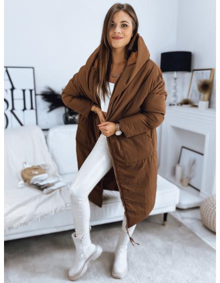 Dámsky kabát MELVIN hnedý